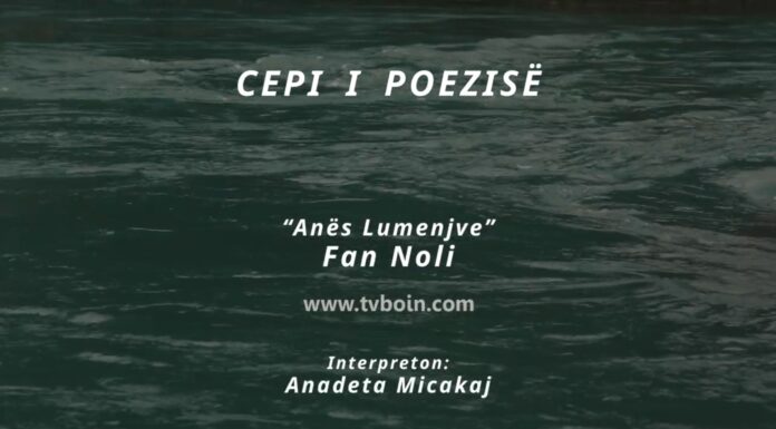 Cepi i poezisë – “Anës Lumenjve” / Fan Noli