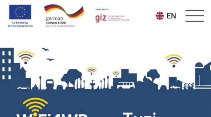 KOMUNA E TUZIT SJELL INTERNET FALAS NË HAPËSIRAT PUBLIKE PËRMES PROJEKTIT “WIFI4 WESTERN BALKANS”