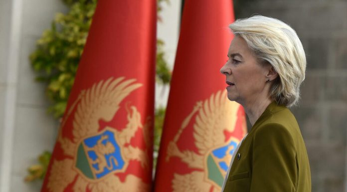 VON DER LEYEN MË 1 TETOR NË PODGORICË, TAKOHET ME MILLATOVIQIN DHE SPAJIQIN